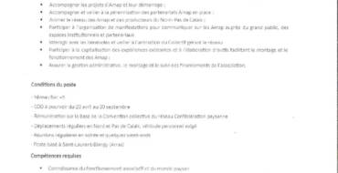 Offre d’emploi – Animateur coordinateur