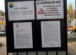 Embellissement du cimetière