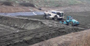 Travaux au centre d’enfouissement de SUEZ