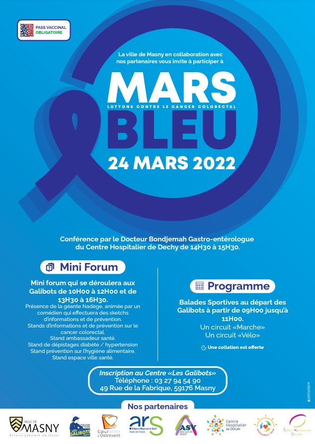 Mars bleu à Masny