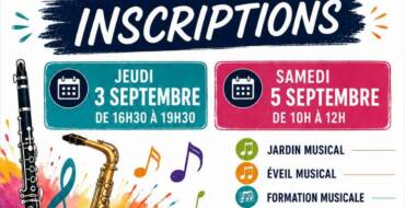 ÉCOLE DE MUSIQUE MUNICIPALE DE LEWARDE : INSCRIPTIONS !