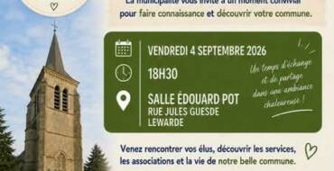 Bienvenue aux nouveaux habitants de Lewarde !