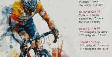 Course cycliste à Lewarde : dimanche 20 septembre