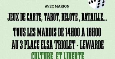 Jeux de cartes, tarot, belote, bataille…