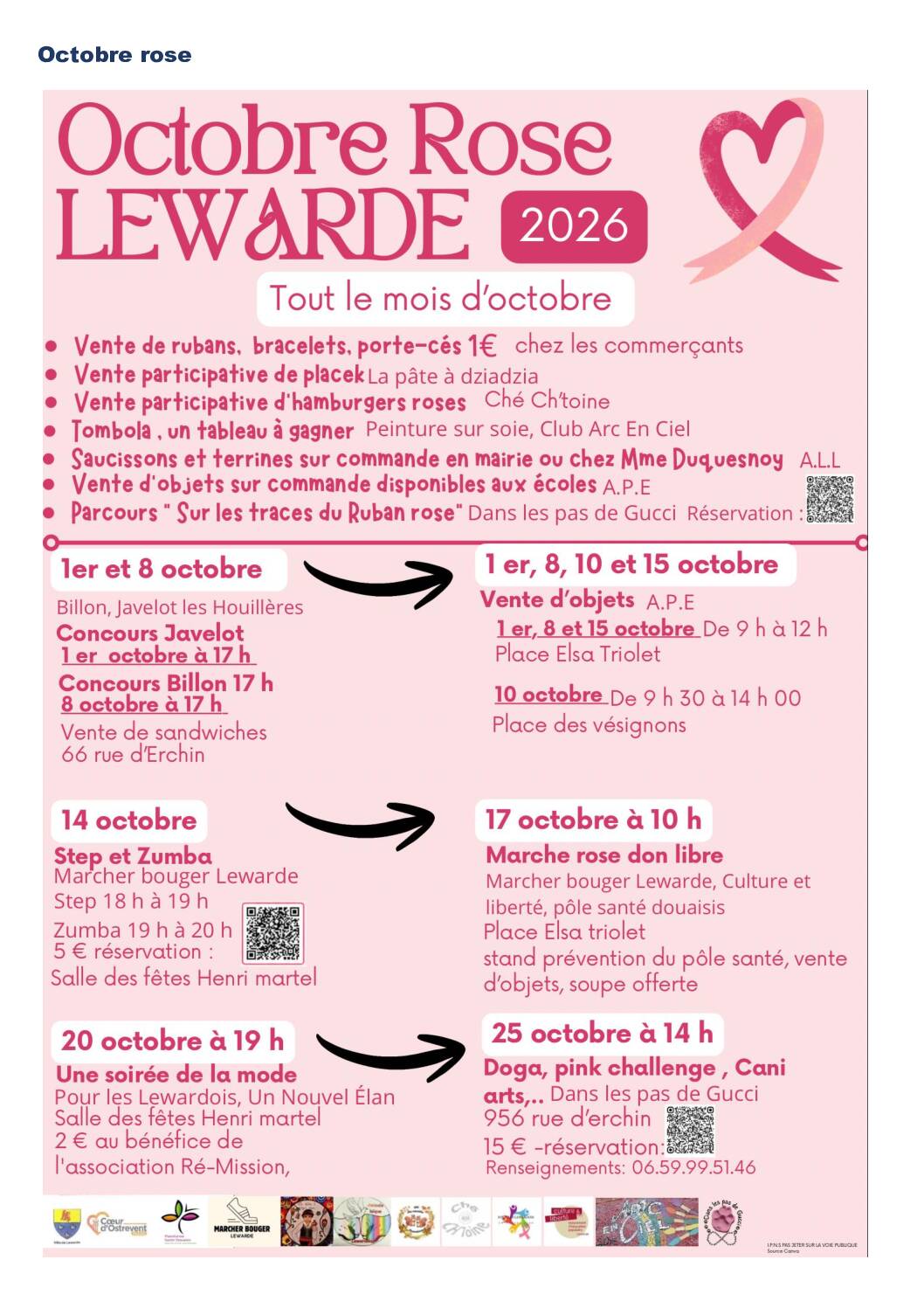 Octobre Rose à Lewarde